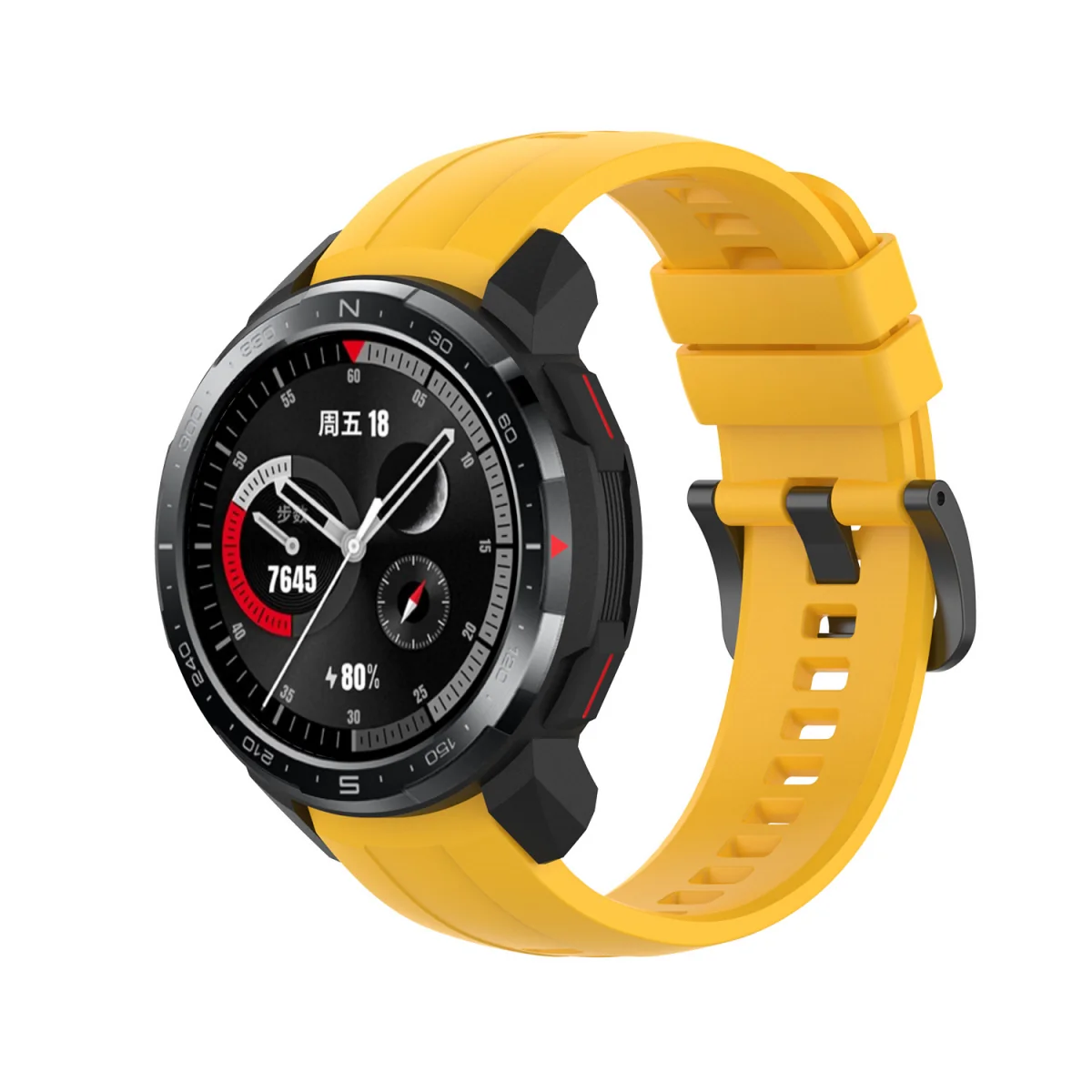 BStrap Silicone remienok na Honor Watch GS Pro yellow