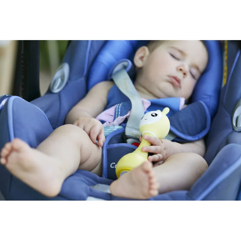 Alilo Smarty Bunny R1 interaktívna hrkálka pre bábätká, žltá
