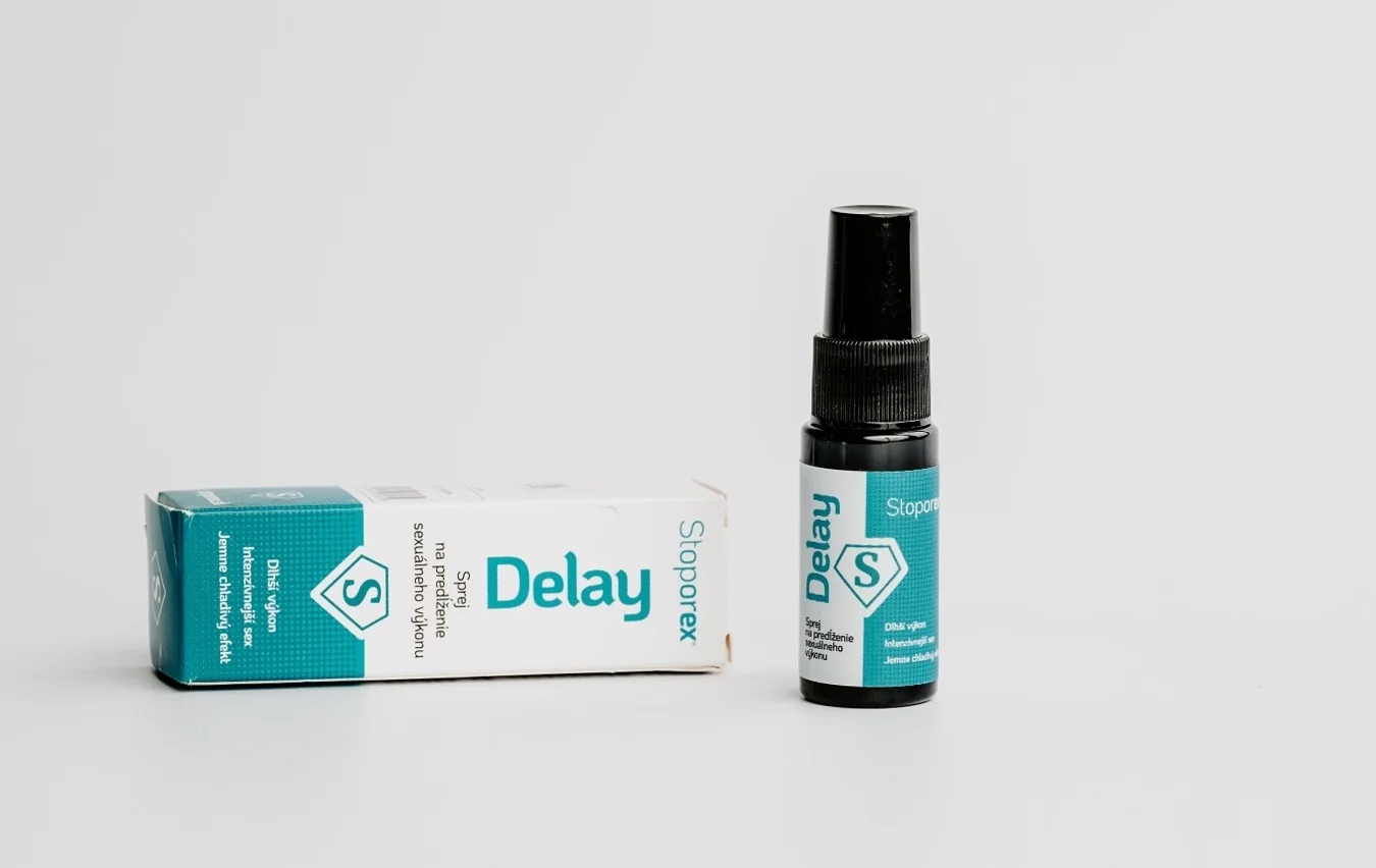 Stoporex® Delay sprej Sprej podporujúci dlhšiu výdrž a reguláciu predčasného vyvrcholenia.