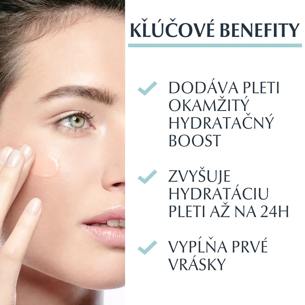 Eucerin HYALURON-FILLER + 3x EFFECT Hydratačný booster 1×30 ml, ultra ľahký, prvé vrásky