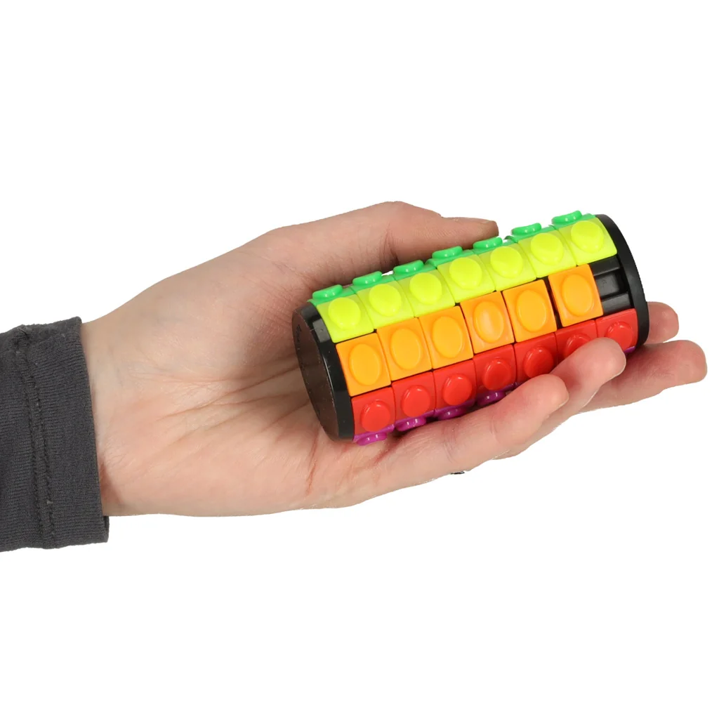 Valcová logická hádanka – 7 radov, otočné puzzle
