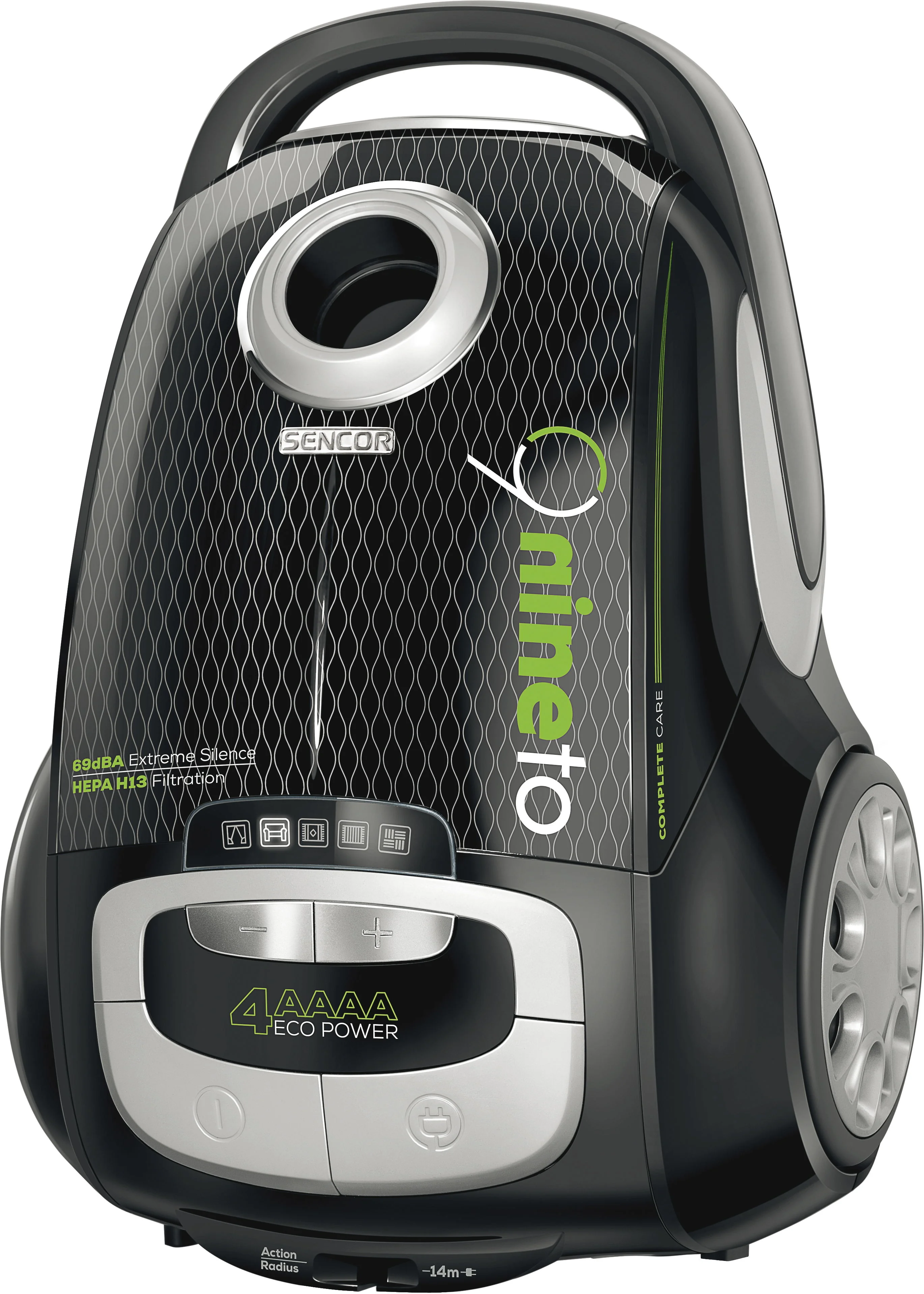 SENCOR EcoPower vysávač SVC 9000BK 4AAAA 