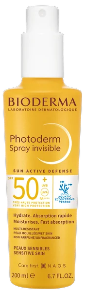 BIODERMA Photoderm Sprej na opaľovanie SPF 50+, 200 ml 1×200 ml, sprej na opaľovanie
