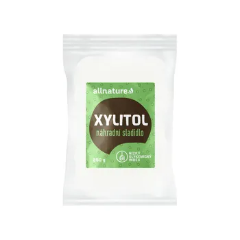 Allnature Xylitol 250g 1×250g, náhradné sladidlo