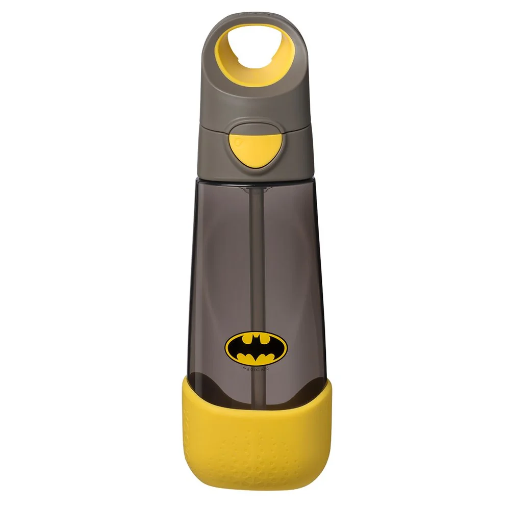 Fľaša na pitie so slamkou 600 ml Batman