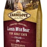 Carnilove Cat Grain Free Lamb&Wild Boar Adult Sterilised