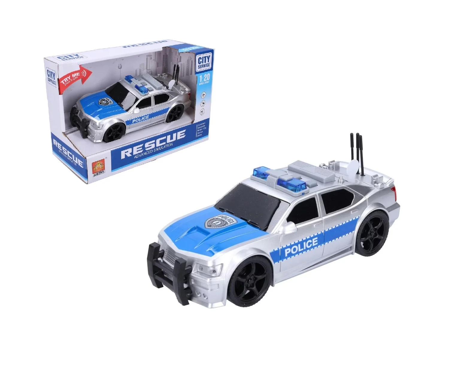 Policajné auto BO 19cm