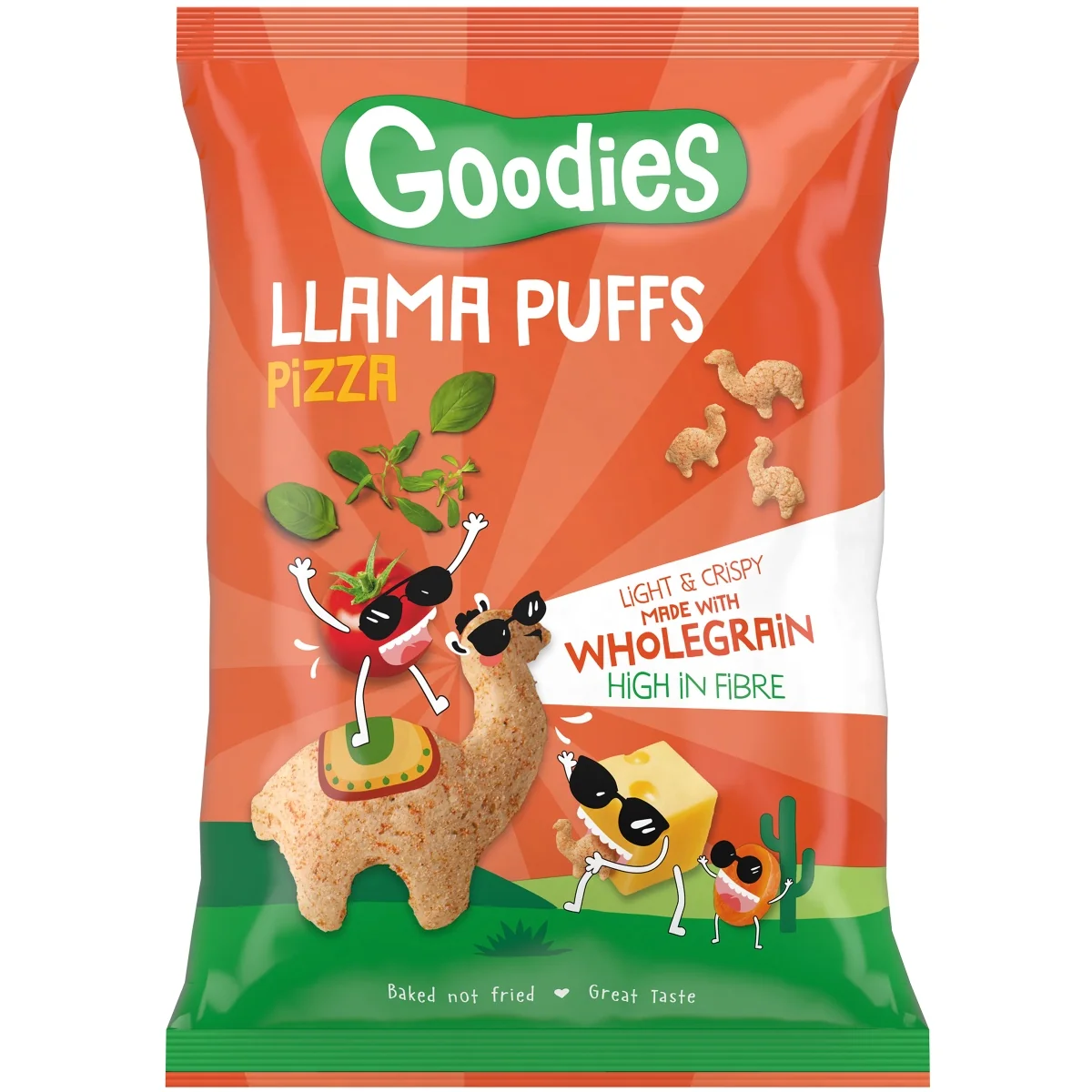 Goodies Llama chrumky pizza 1×30 g, chrumky