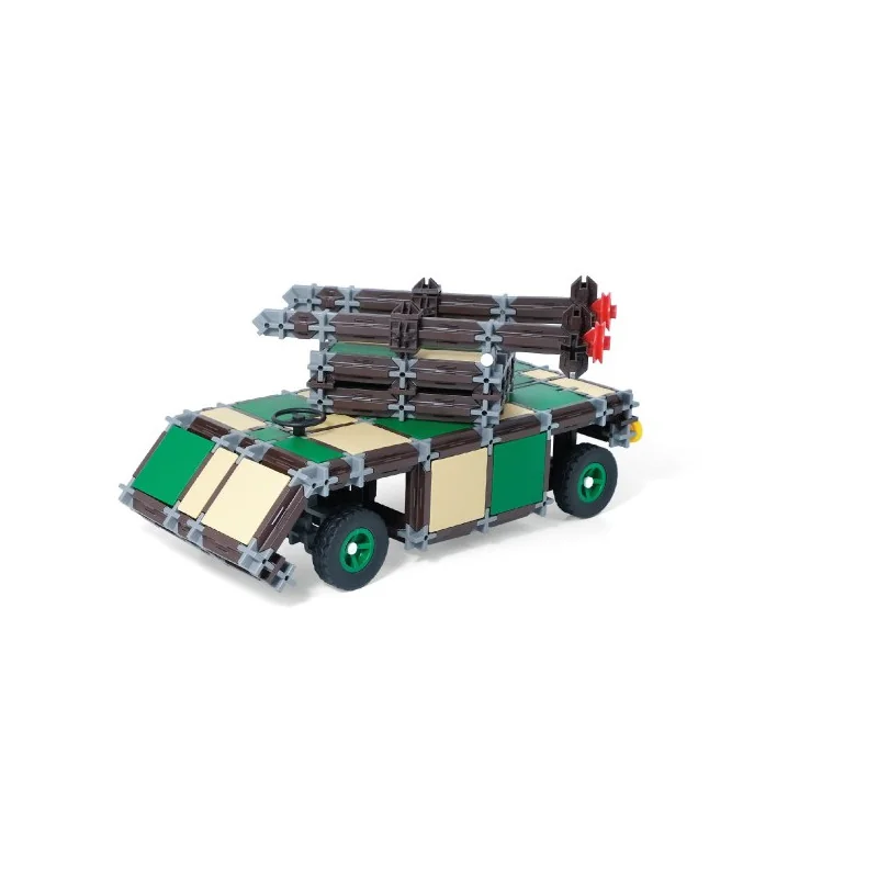 SEVA Stavebnica Seva Armáda Bojové vozidlá plast 436 dielikov v krabici 35x33x5cm 
