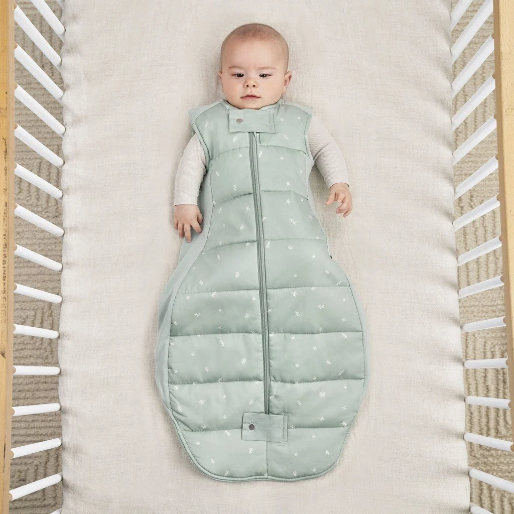 Vak na spanie organická bavlna Sheeting Sage 8-24 m, 8-14 kg, 2,5 tog