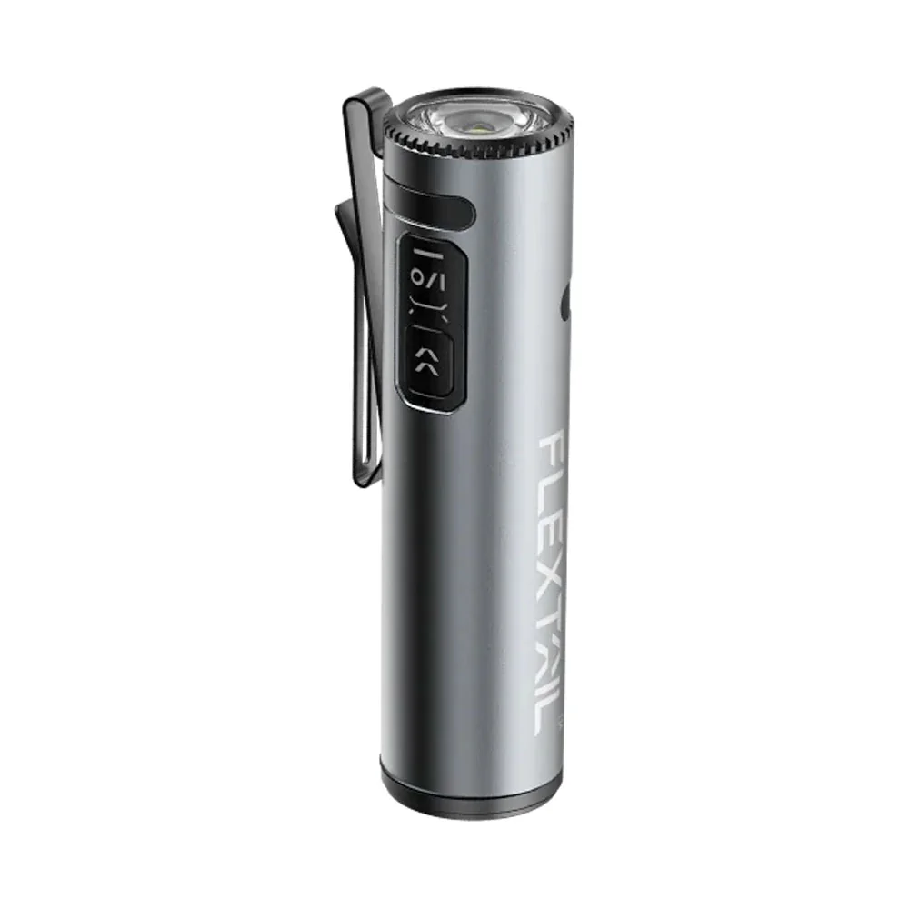 LED svietidlo Flextail ZERO Flashlight 1200 Farva: Silver