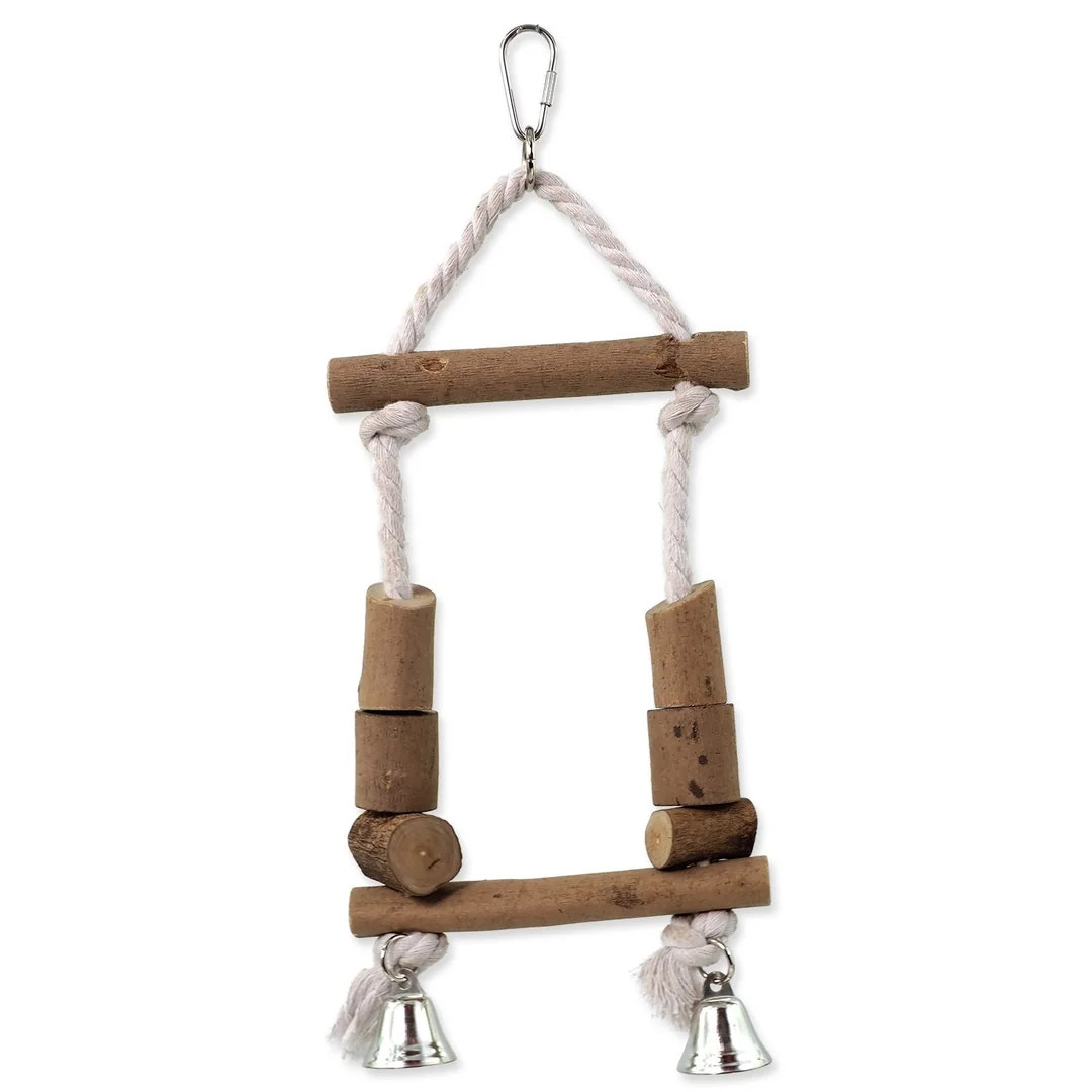 Hračka Epic Pet hojdačka drevená s lanom 32cm