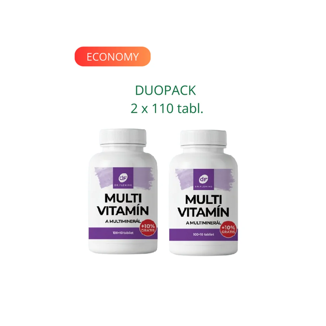 DR. FLEMING Multivitamín a multimineral výživový doplnok 220ks DUOPACK