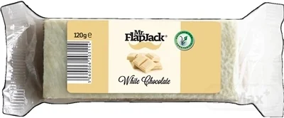 Mr.FlapJack Biela Čokoláda 1×120 g, ovsená tyčinka
