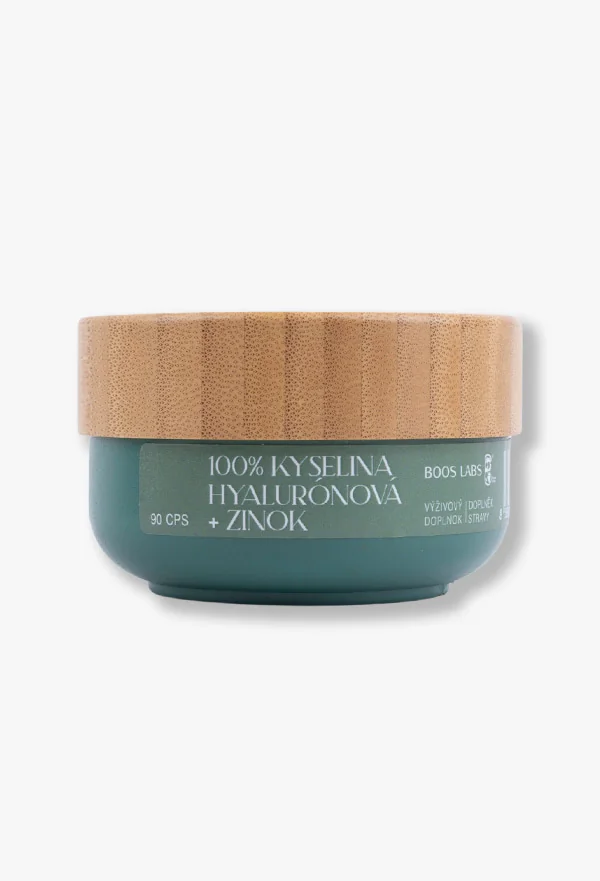 KYSELINA HYALURÓNOVÁ + ZINOK - Boos Labs 1×90 cps, výživový doplnok