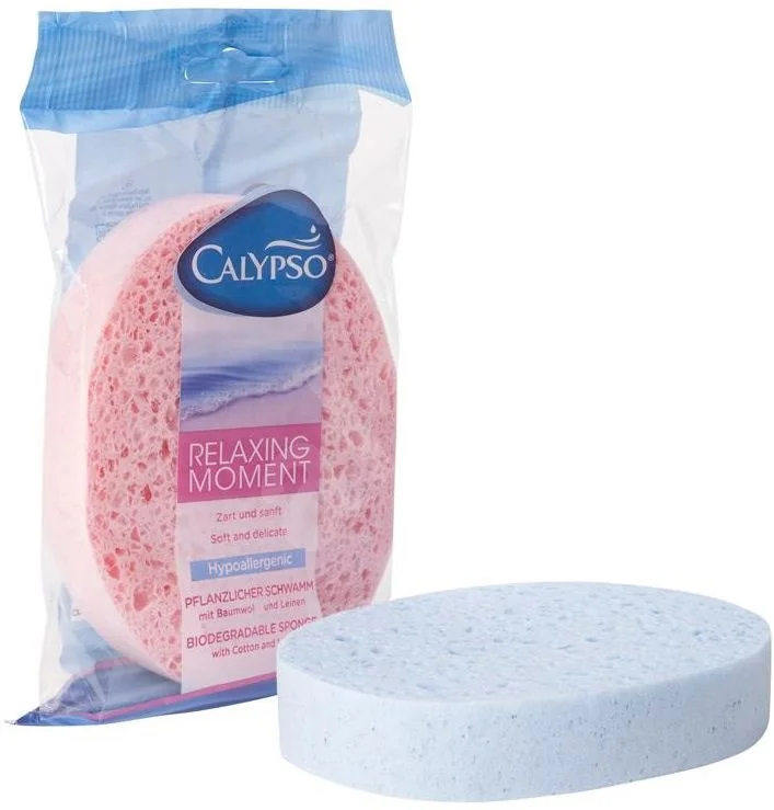 CALYPSO VISKOZNA RELAXING MOMENT kúpelová huba 1×1ks, kúpeľová hubka