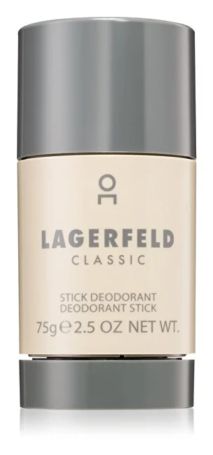 Karl Lagerfeld Classic Tuhy Deo 75ml 1×75 ml, tuhý dezodorant