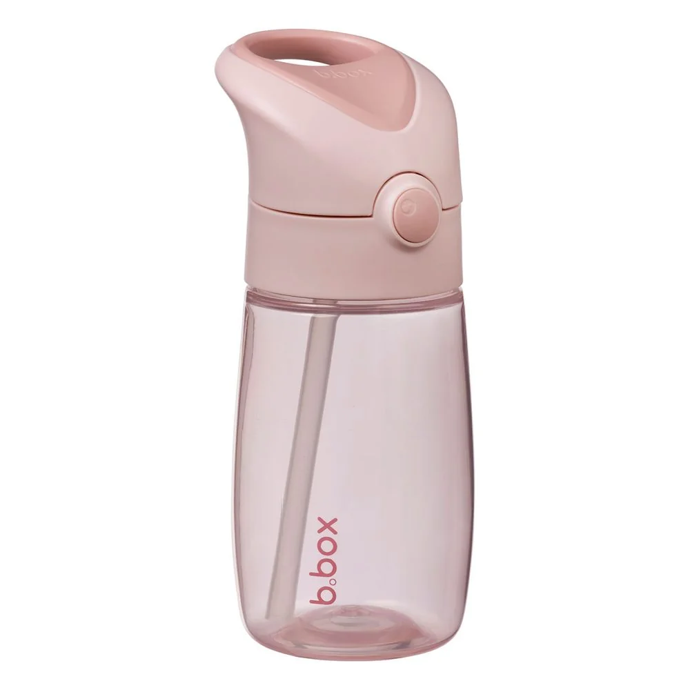 Fľaša na pitie so slamkou Junior 380 ml blush crush