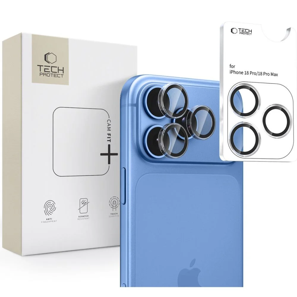 Tech-Protect CamRing Fit ochranné sklo na kameru na iPhone 18 Pro / Max