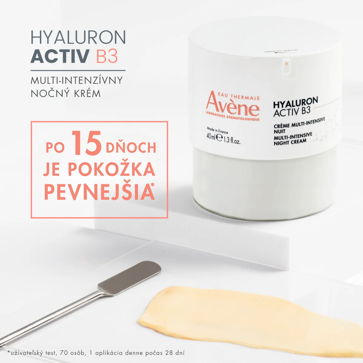 Avène Hyaluron Activ B3 Krém multiintenzívny nočný 40 ml