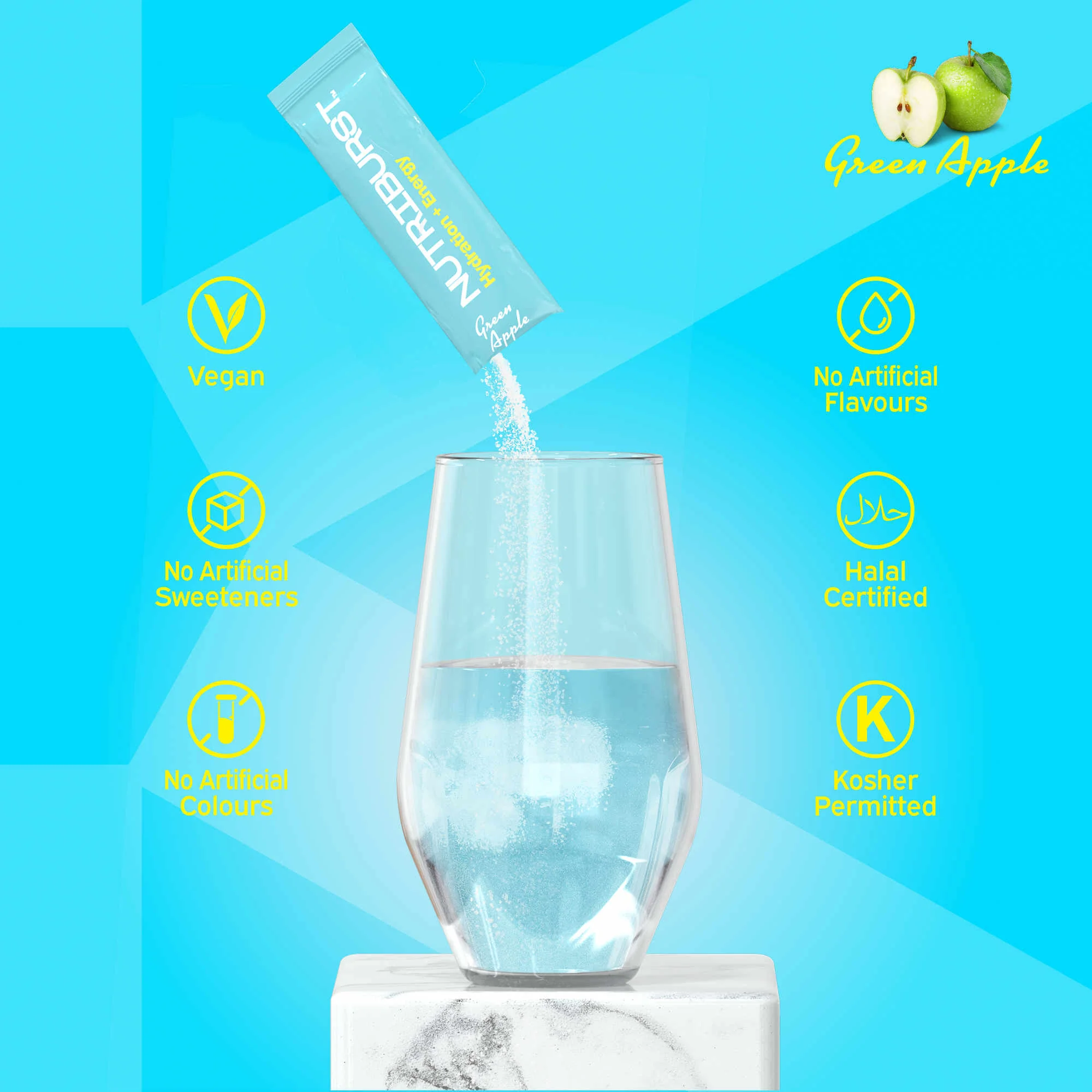 Nutriburst Elektrolyty Energy hydratačný nápoj 7 ks