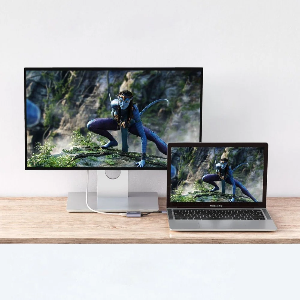 Choetech HUB-M06 adaptér USB-C / Mini DisplayPort 4K 60Hz, sivý