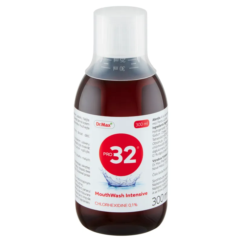 Dr. Max PRO32 Ústna voda Intensive 1×300 ml, ústna voda