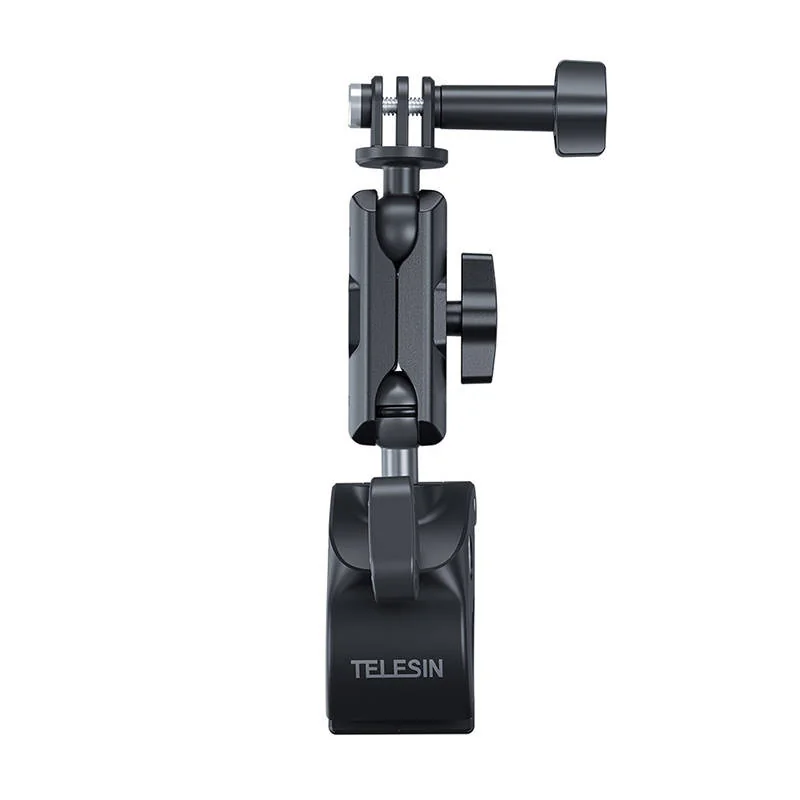 Telesin Tube Clamp držiak pre športové kamery na bicykel, čierny