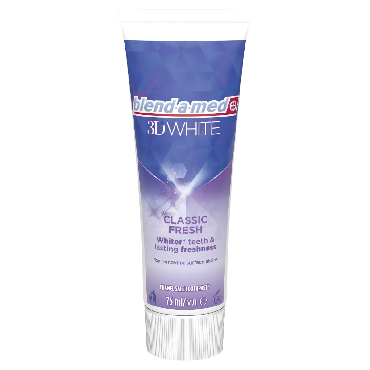 Blend-a-med 3D White Classic Fresh zubná pasta 75 ml 1×75 ml, zubná pasta