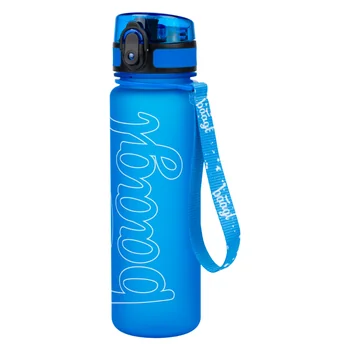 Tritanová fľaša na pitie Logo modrá 500 ml