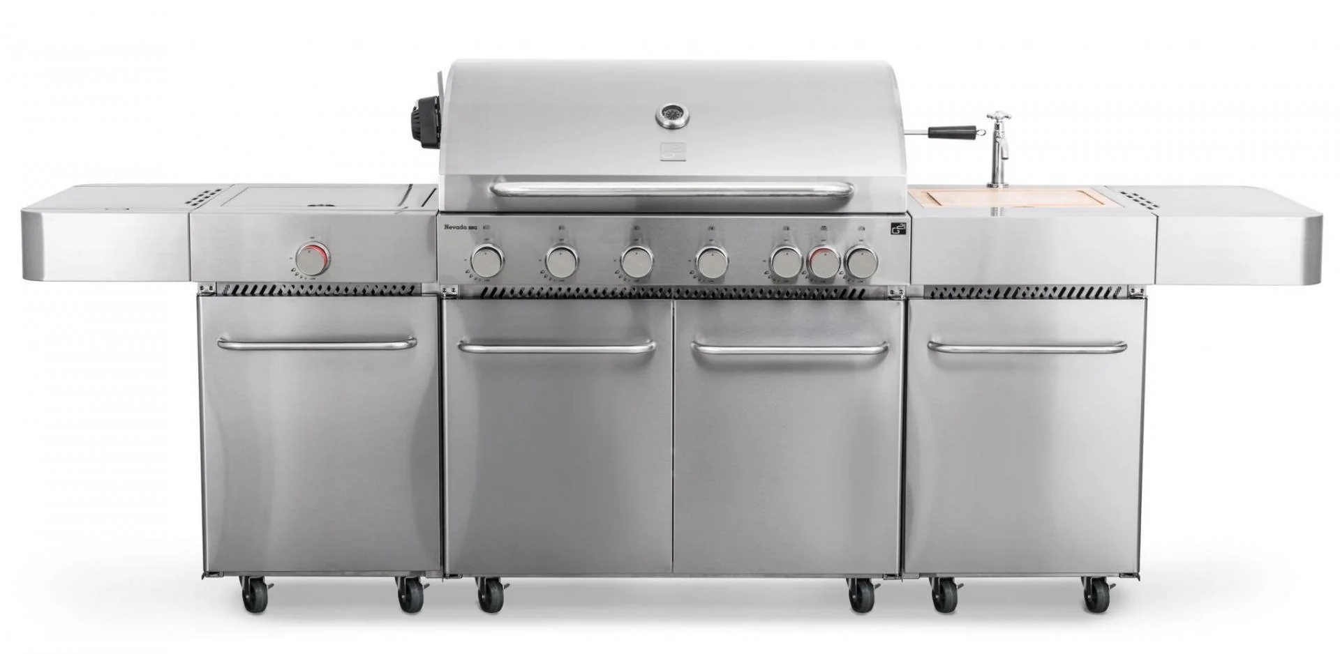 Plynový gril G21 Nevada BBQ kuchyňa Premium Line, 8 horákov + zadarmo redukčný ventil GA-BBQNVD