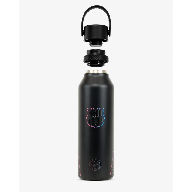 Runbott Mii Nerezová termofľaša s izoláciou – 600ml, FC Barcelona čierna 