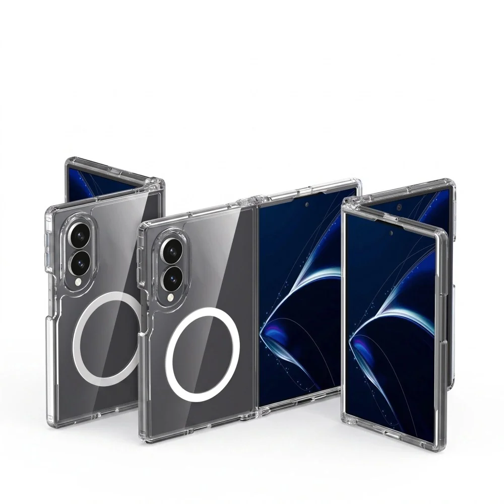 Tech-Protect FlexAir Hybrid MagSafe kryt na Samsung Galaxy Z Fold 8, priesvitný