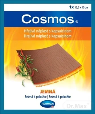 COSMOS Hrejivá náplasť s kapsaicínom JEMNÁ 1×1 ks, (12,5×15 cm)