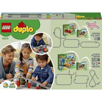 LEGO® DUPLO 10872 Doplnky k vláčiku – most a kolaje 1×1 ks, lego stavebnica