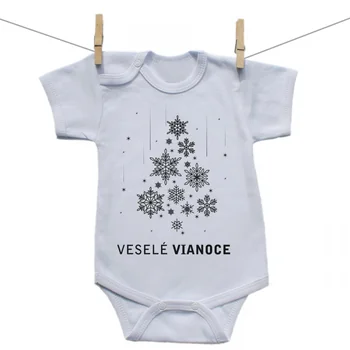 Boodyy Body s krátkym rukávom Veselé Vianoce Veľkosť: 68