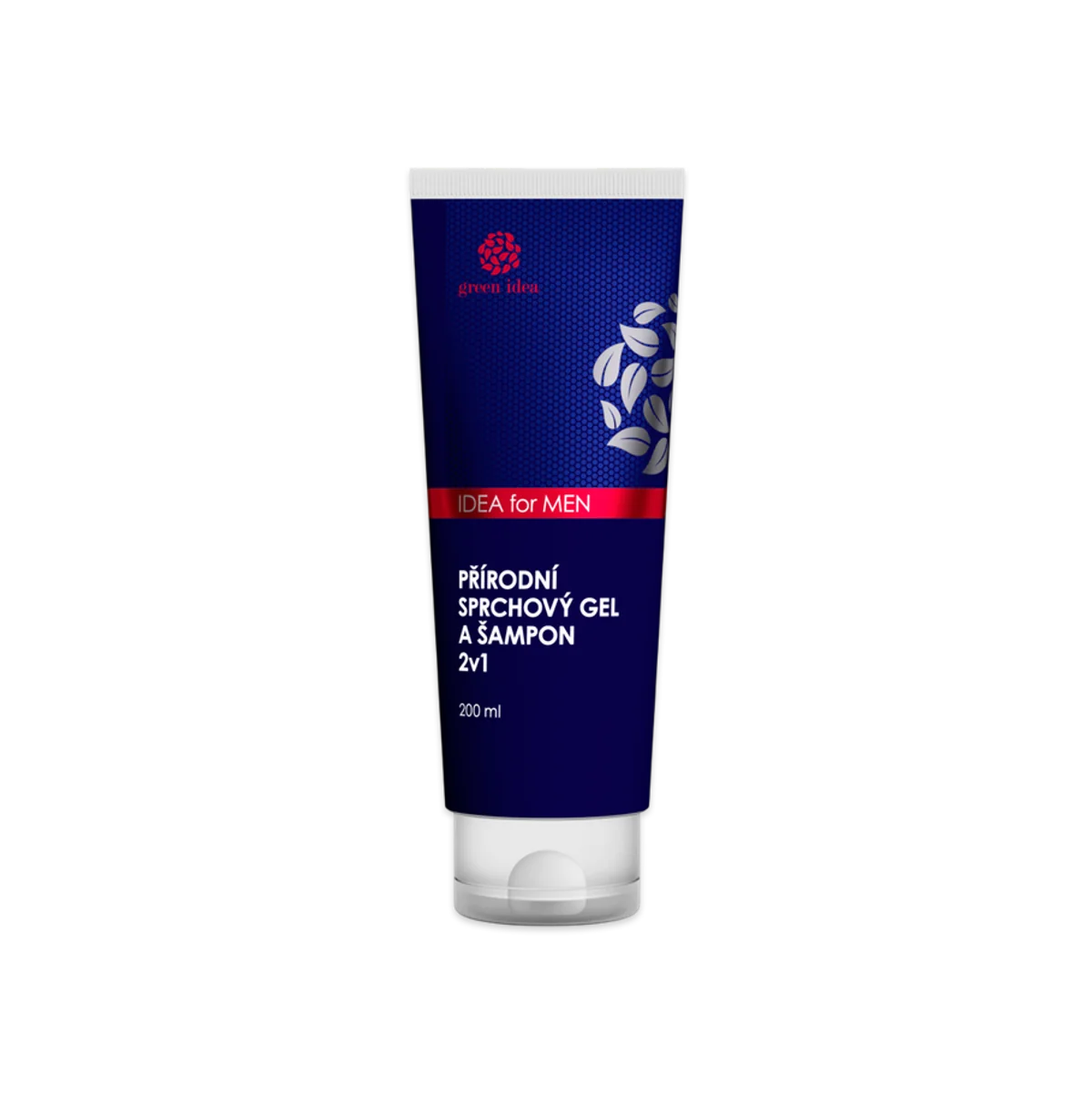 IDEA for MEN – prírodný sprchový gél a šampón 2v1 200 ml – Green idea