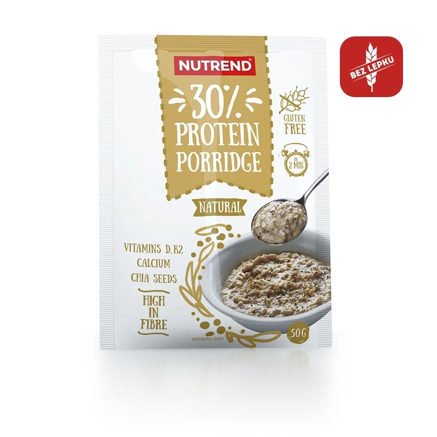 Nutrend PROTEIN PORRIDGE - natural, 5x50 g