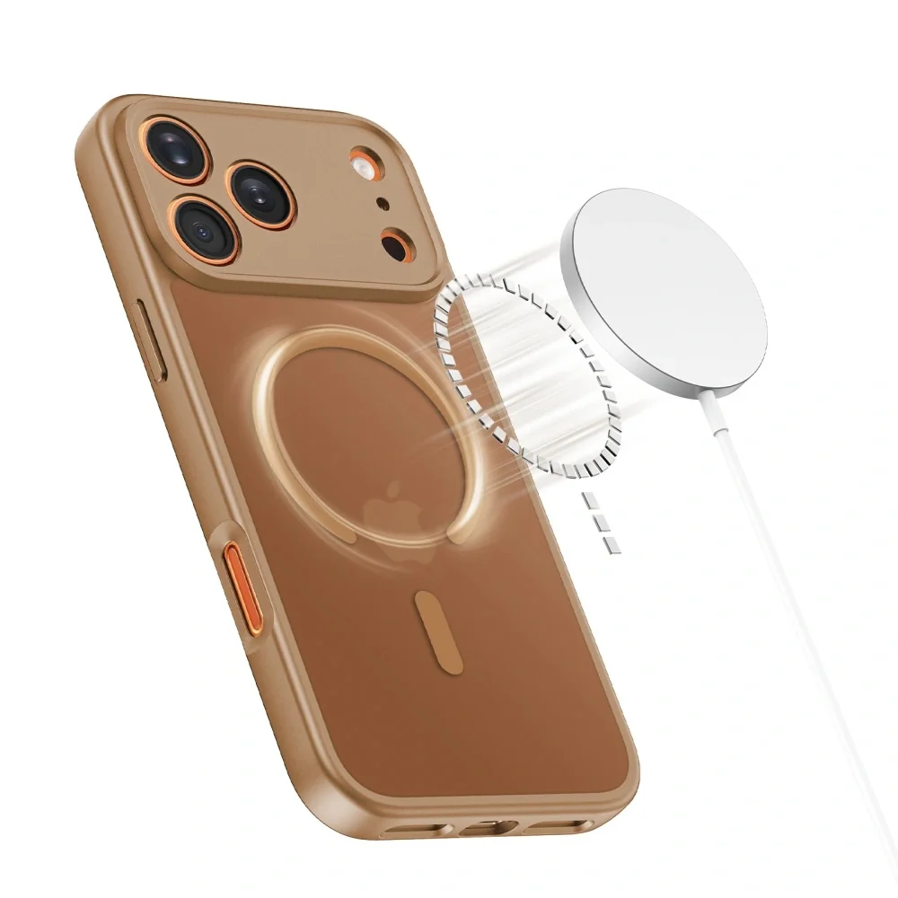 Tech-Protect BasicMag MagSafe kryt na iPhone 17 Pro, hnedý