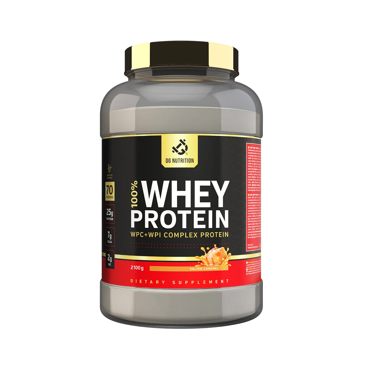 100% Whey Performance Complex Slaný karamel 2100 g