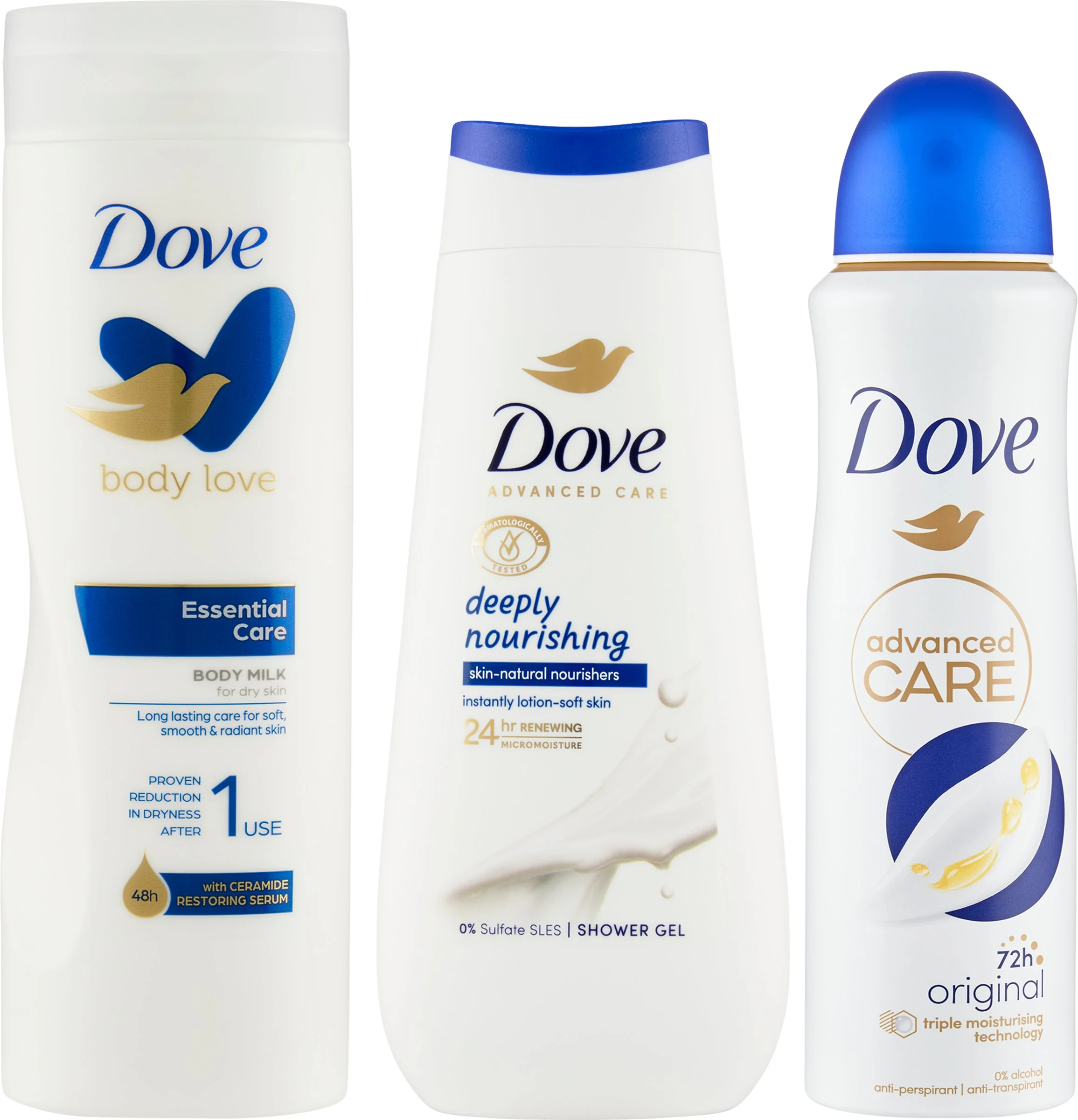 Dove k. Original (sg 225ml+antip+bl) 1×1 ks, darčeková sada