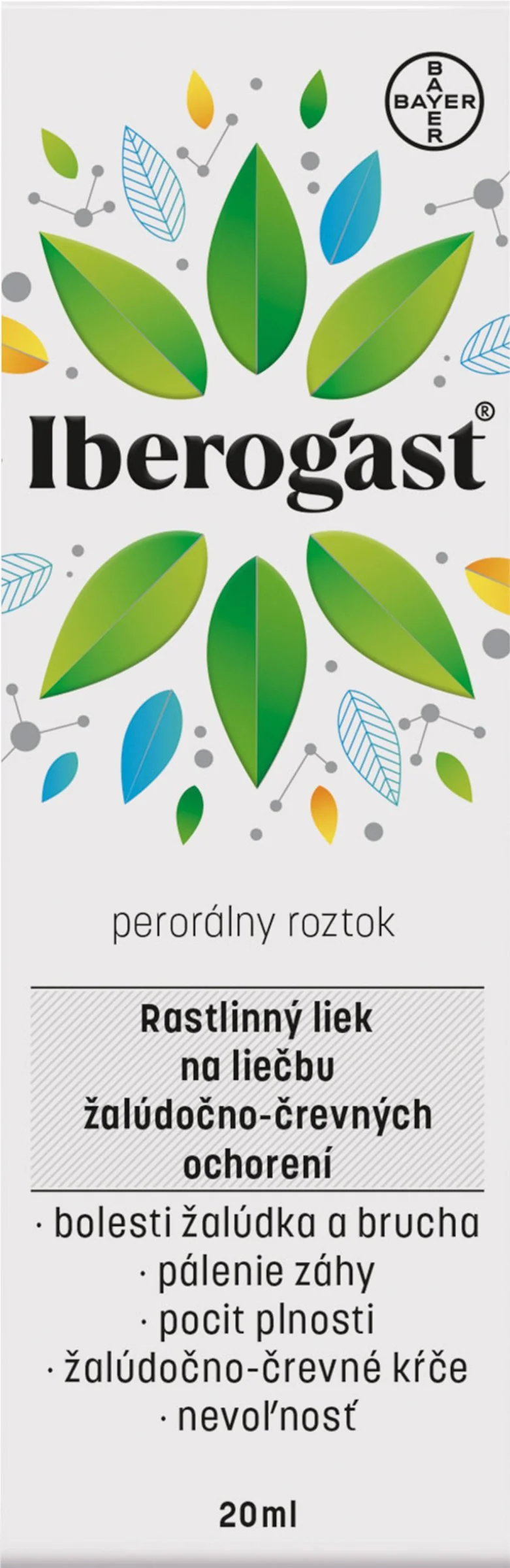 Iberogast perorálny roztok 1×20 ml, perorálny roztok