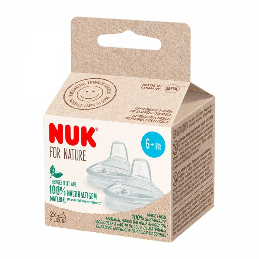 Náhradný náustok k fľaštičke NUK for Nature - 2 ks , 20C54569