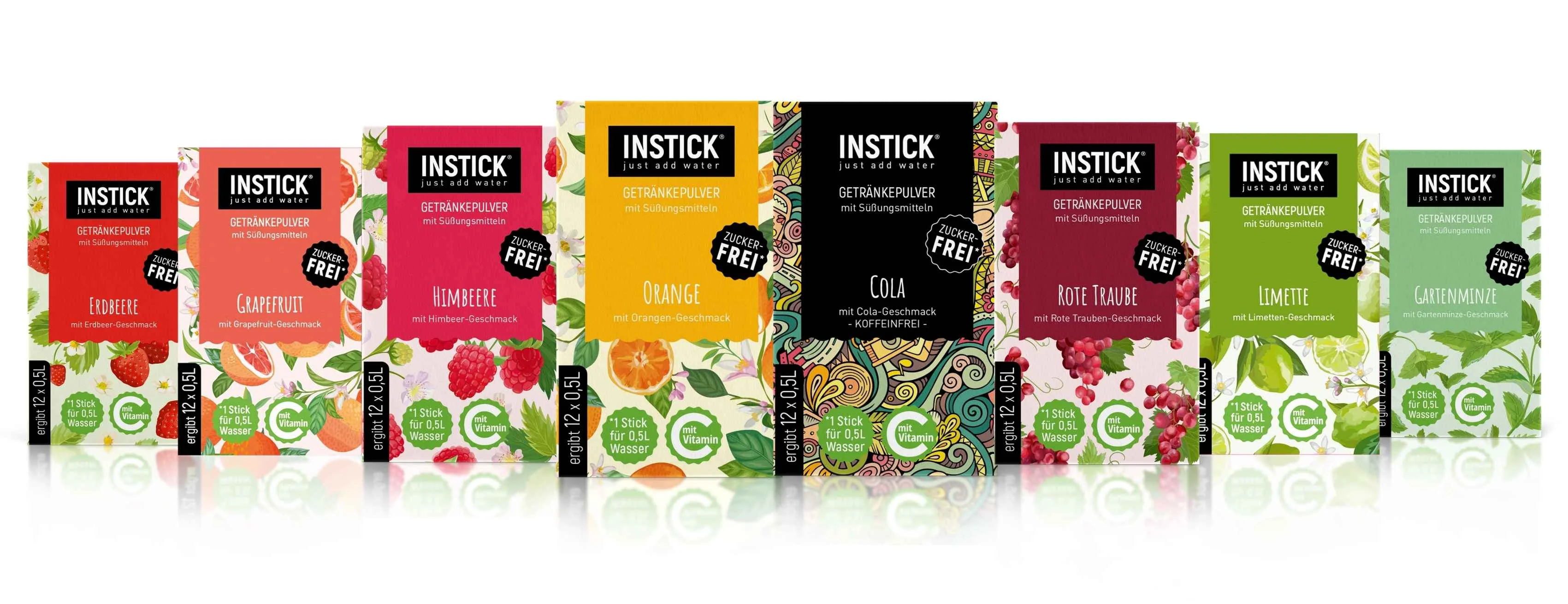 TOP balíček  ovocných príchutí do sodastreamu. Veľkosť M bez cukru 96 stickov na prípravu 48-96 lit nápoja bez cukru s vitamínom C