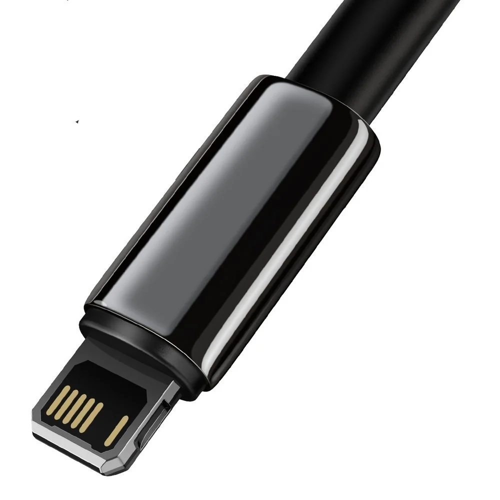 Baseus Tungsten kábel USB / Lightning 2.4A 2m, čierny