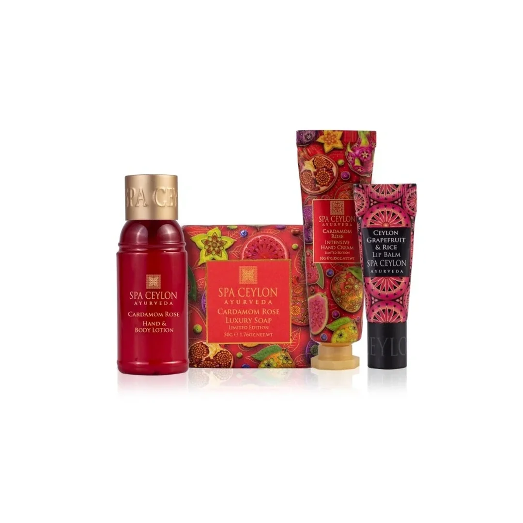 Kozmetická súprava Cardamom Rose 4 ks v sade