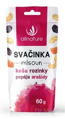 Allnature SVAČINKA mlsoun 1×60 g, desiatová zmes