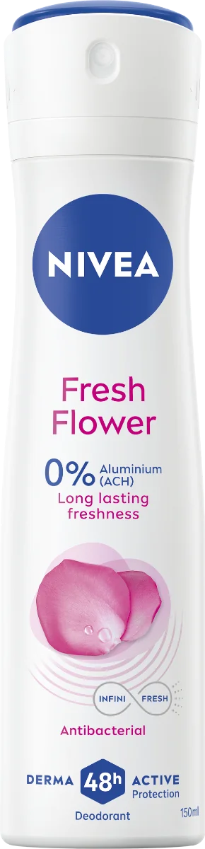 NIVEA SPREJ DEODORANT Fresh flover 1×150 ml, dezodorant pre ženy