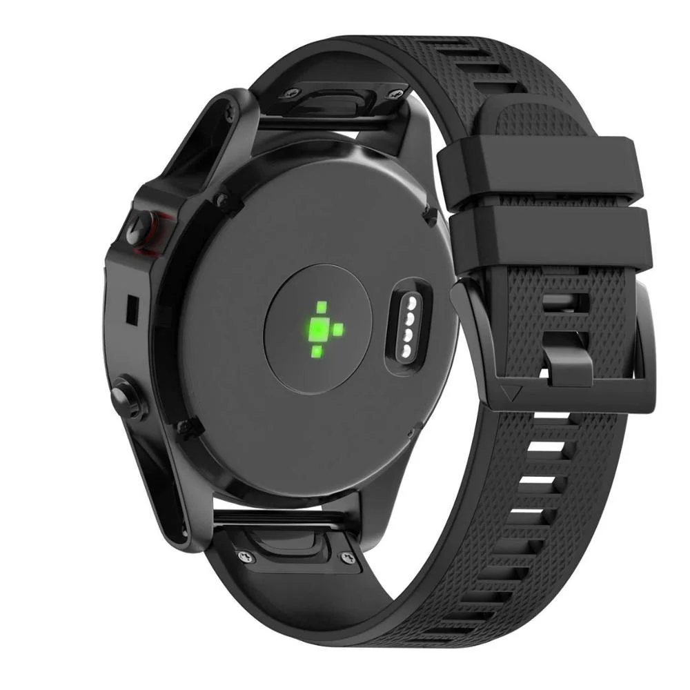 BStrap Silicone Acton remienok na Garmin Fenix 5 black