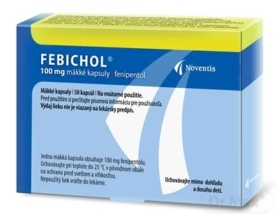 FEBICHOL 1×50 ks, pomoc pri trávení